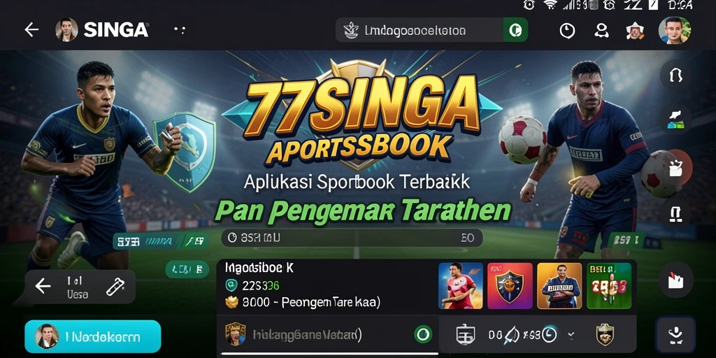 Tampilan antarmuka 77SINGA yang menarik dan mudah digunakan untuk taruhan.