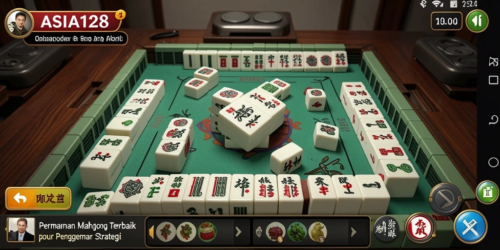 Tampilan menarik dari permainan Mahjong ASIA128 yang menyenangkan.
