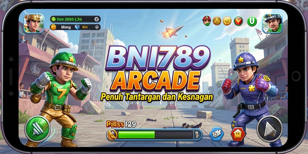 Tangkapan layar BNI789 menampilkan keseruan gameplay arcade yang mendebarkan.