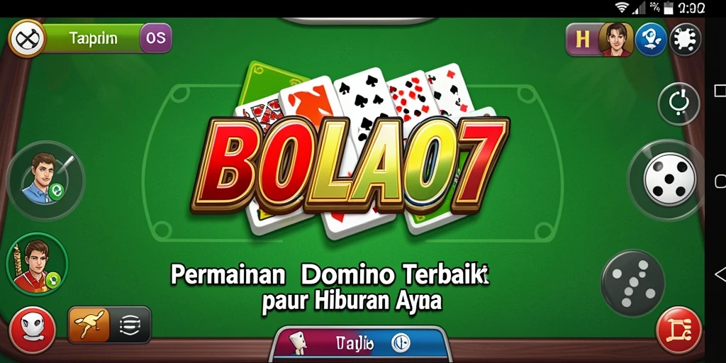 Gameplay seru dalam permainan Domino BOLA07 yang mendebarkan.