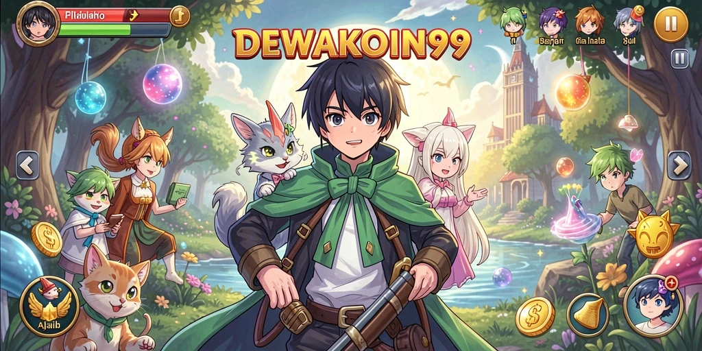 Tampilan luar biasa dari gameplay seru DEWAKOIN99.