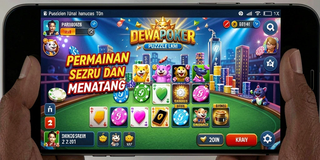 Tampilan menarik dan gameplay menantang DEWAPOKER.