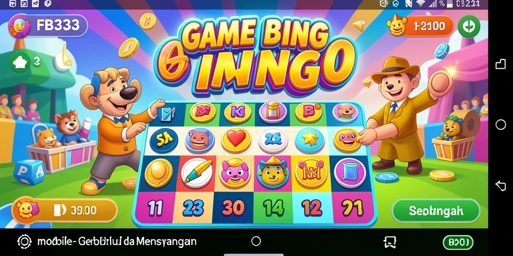 Tampilan screenshot game FB333 dengan gameplay Bingo yang seru.