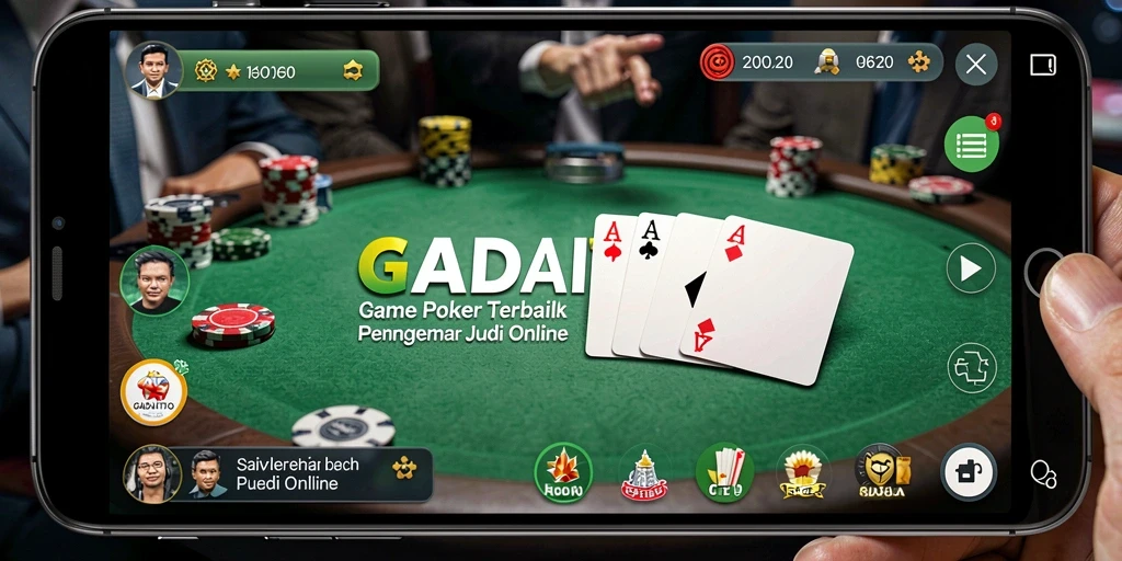 Tangkapan layar GADAITOTO menampilkan gameplay Poker yang menarik.