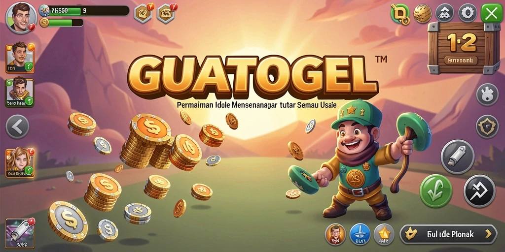 Tampilan menarik GUATOGEL dengan gameplay Idle yang seru.