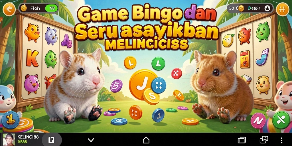 Tampilan gameplay menarik saat bermain Bingo di KELINCI88.