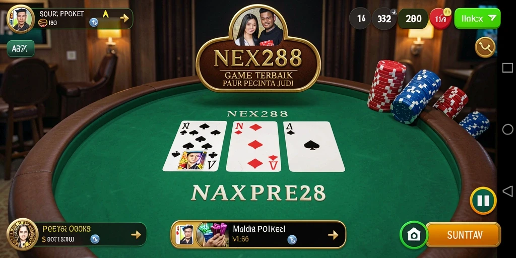 Screenshot gameplay Poker NEX288 yang menakjubkan.