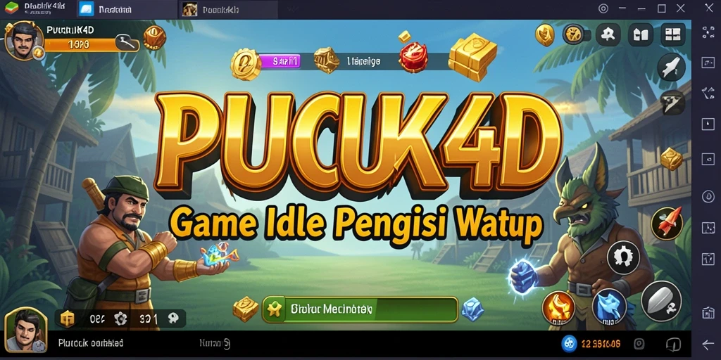 Tampilan menarik gameplay Idle PUCUK4D yang menghibur.