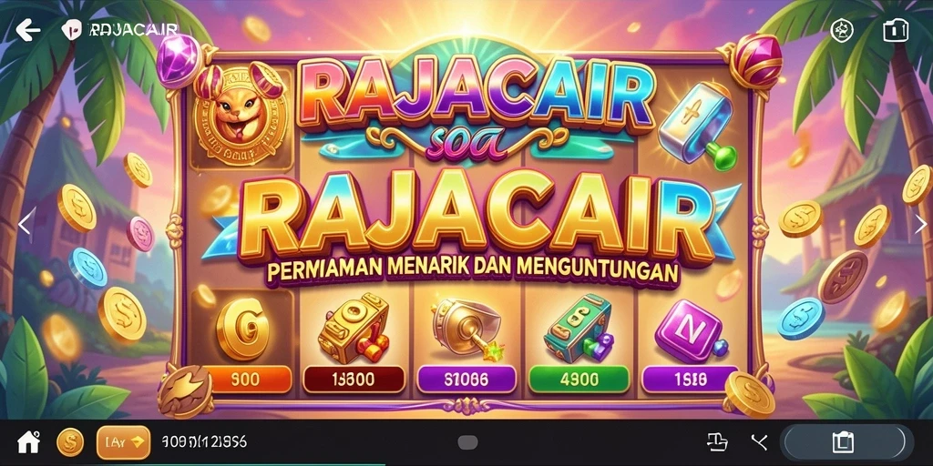 Tampilan permainan Slot RAJACAIR yang seru dan mengasyikkan.