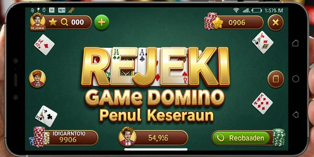 Gameplay seru dan interaktif dalam game Domino REJEKI.