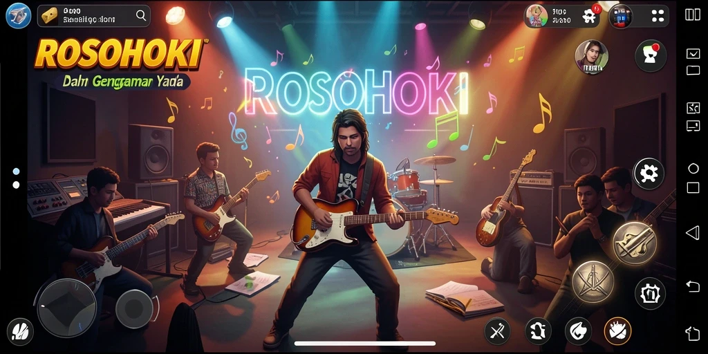 Tampilan gameplay ROSOHOKI yang interaktif dan menarik.