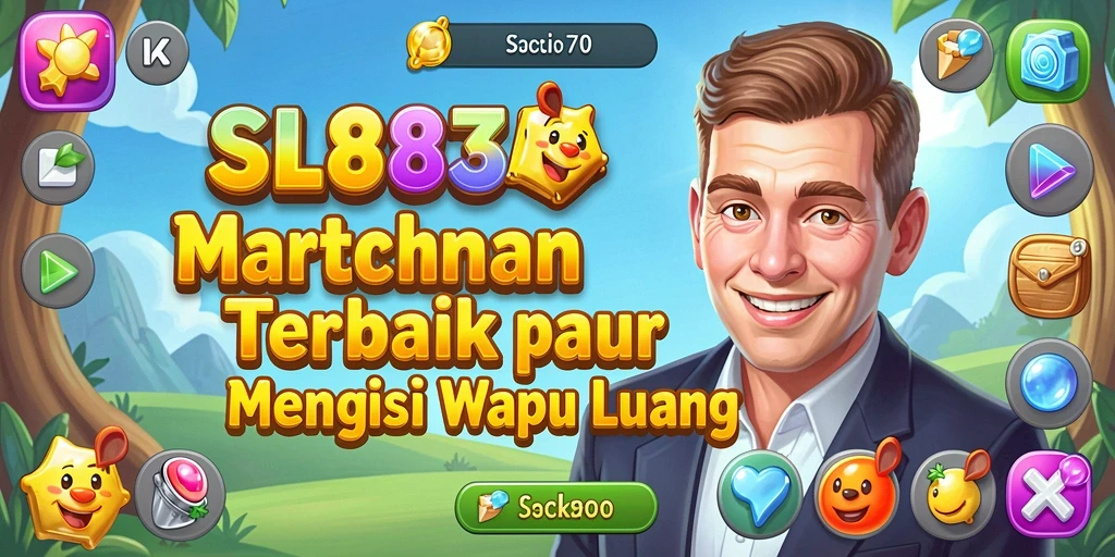 Screenshot menunjukkan gameplay seru SL888 dalam kategori Match-3.