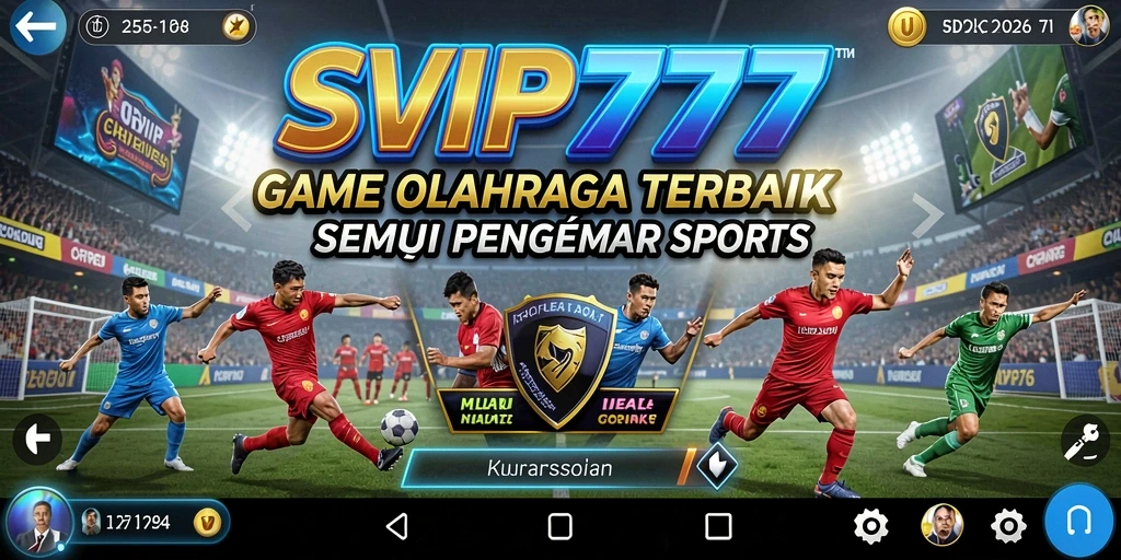 Tampilan gameplay seru dalam SVIP777 yang menampilkan aksi olahraga yang mendebarkan.