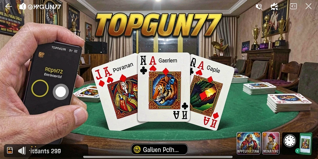 Gameplay menarik dari aplikasi Gaple TOPGUN77